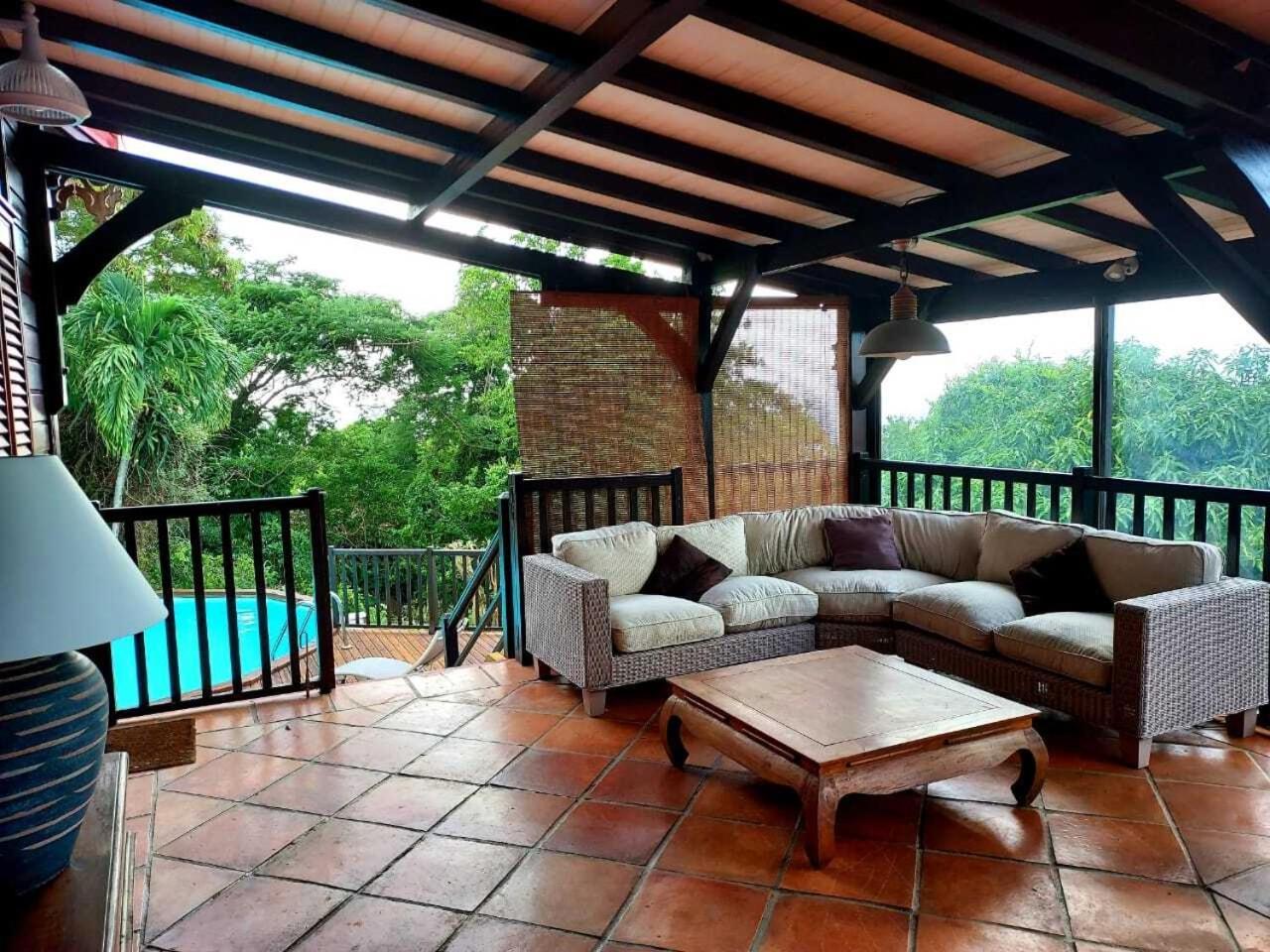 Villa Du Jardin Botanique, Ex. Propriete Coluche Deshaies Exterior photo